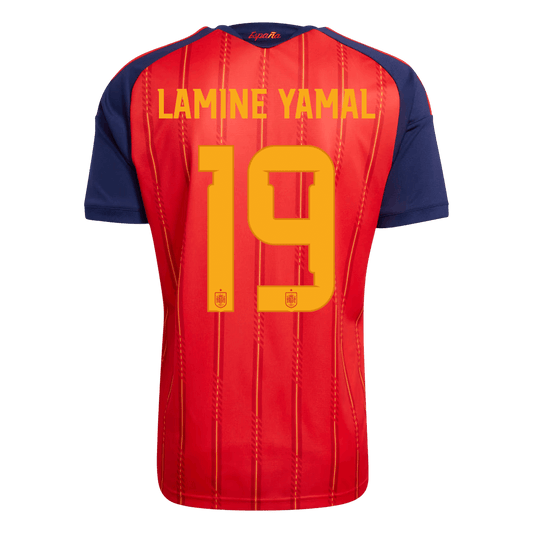 LAMINE YAMAL #19 Men's Spain World Cup 2026 Home Soccer Jersey [PREMIUM]