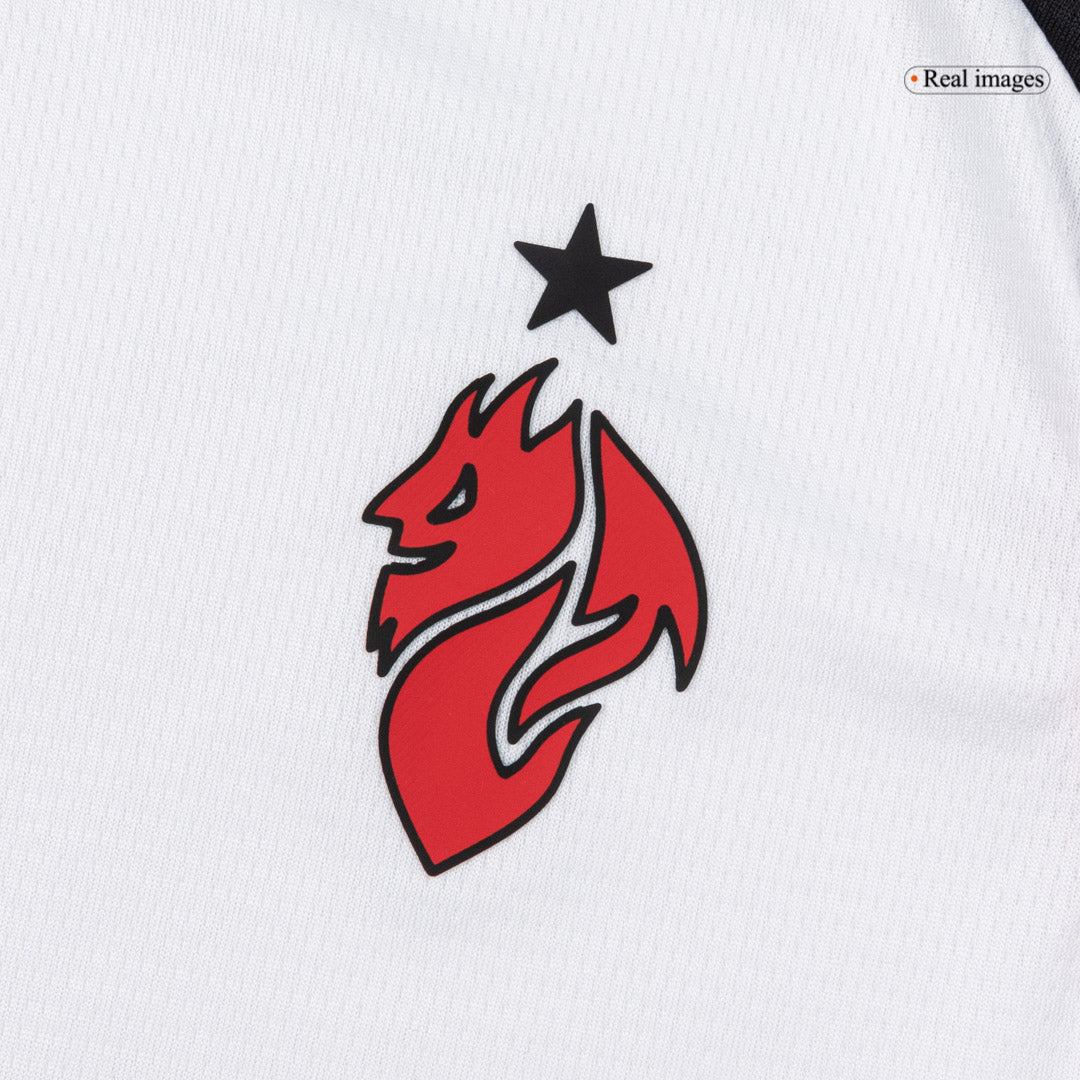Maillot de foot extérieur AC Milan 2025/26 pour enfant