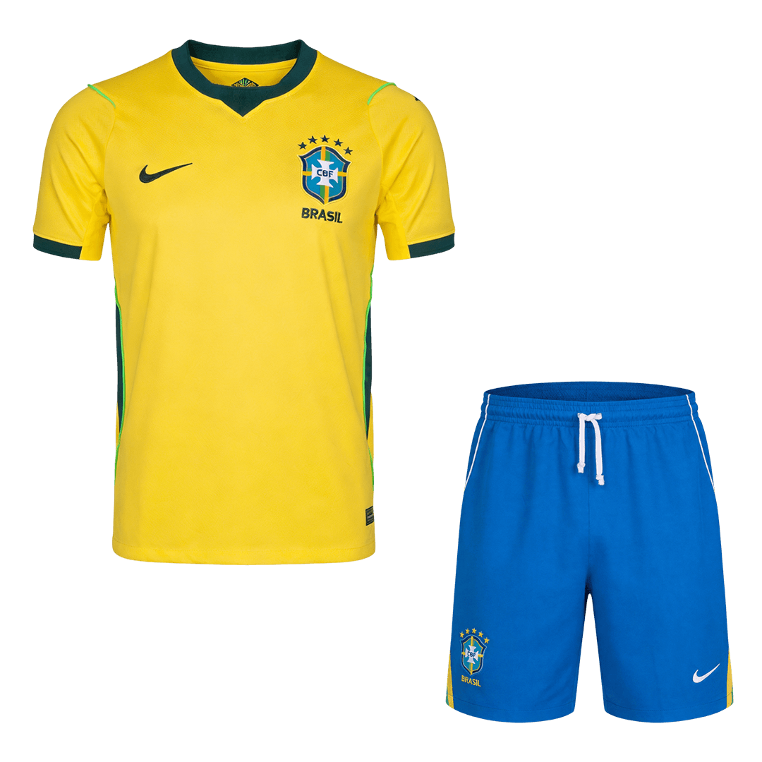 Ensemble Maillot Domicile Homme Brésil Coupe du Monde 2026