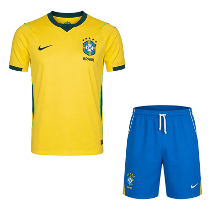 Ensemble Maillot Domicile Homme Brésil Coupe du Monde 2026