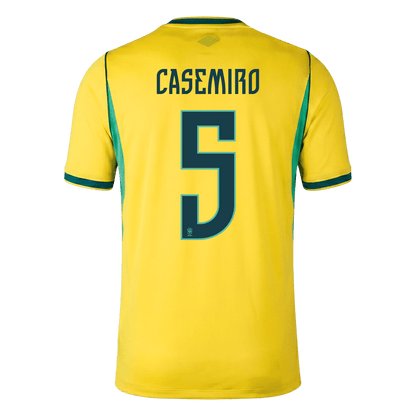CASEMIRO #5 Men's Brazil World Cup 2026 Home Soccer Jersey