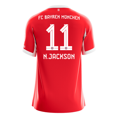 Maillot de Foot Domicile Homme Bayern Munich 2025/26 N.JACKSON #11 [PREMIUM]