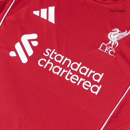 VIRGIL #4 Men's Liverpool 2025/26 Home Soccer Jersey