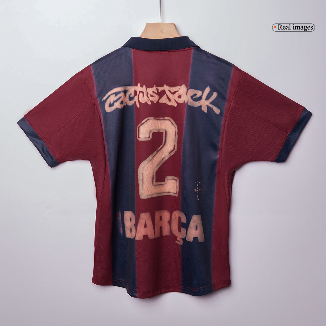 Maillot de foot domicile rétro FC Barcelone homme 2000/01