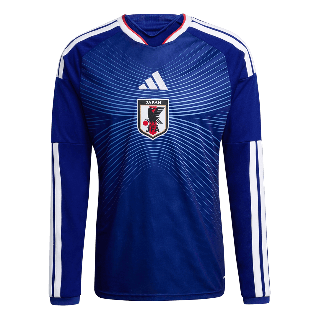 Maillot de foot domicile manches longues Coupe du Monde 2026 Homme Japon