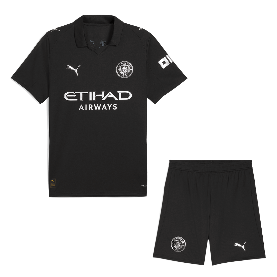 Ensemble maillot de football extérieur Manchester City 2025/26 pour homme