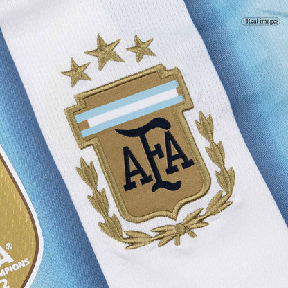 Maillot de football domicile manches longues Argentine Coupe du Monde 2026 pour homme