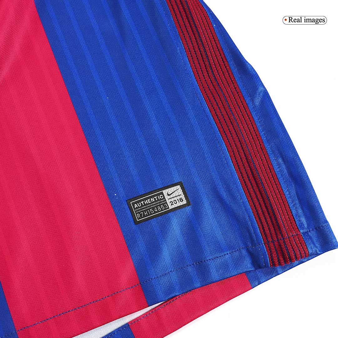 Maillot de foot domicile rétro Barcelone 2016/17 pour homme
