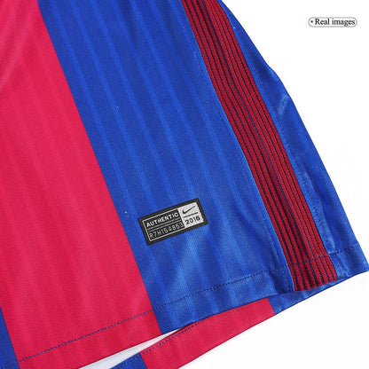 Maillot de foot domicile rétro Barcelone 2016/17 pour homme