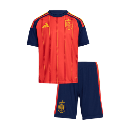 Maillot de Foot Domicile Espagne Coupe du Monde 2026 pour Enfant [PREMIUM]