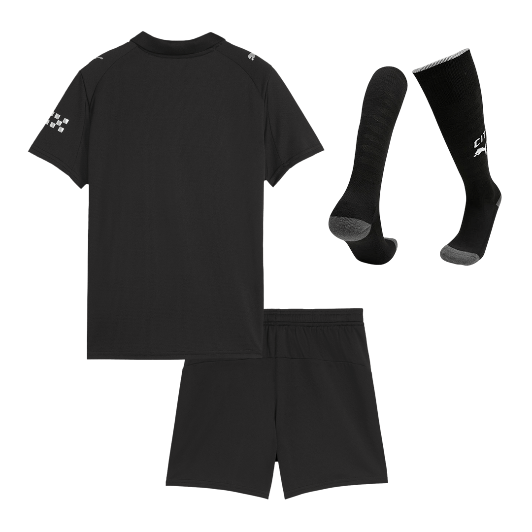 Kit complet de football extérieur Manchester City 2025/26 pour enfant