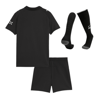 Kit complet de football extérieur Manchester City 2025/26 pour enfant
