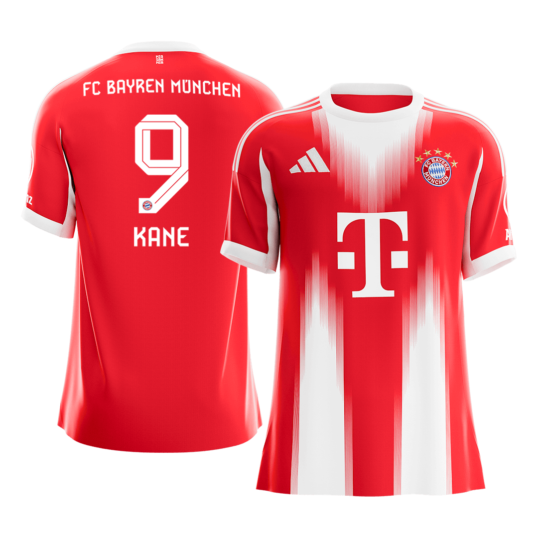 Maillot de foot domicile KANE #9 Bayern Munich 2025/26 pour homme [PREMIUM]