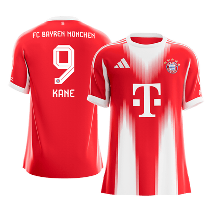 Maillot de foot domicile KANE #9 Bayern Munich 2025/26 pour homme [PREMIUM]