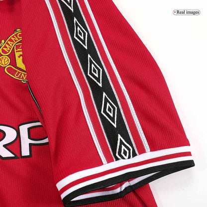 Maillot de Foot Rétro Domicile Homme Manchester United 98/00