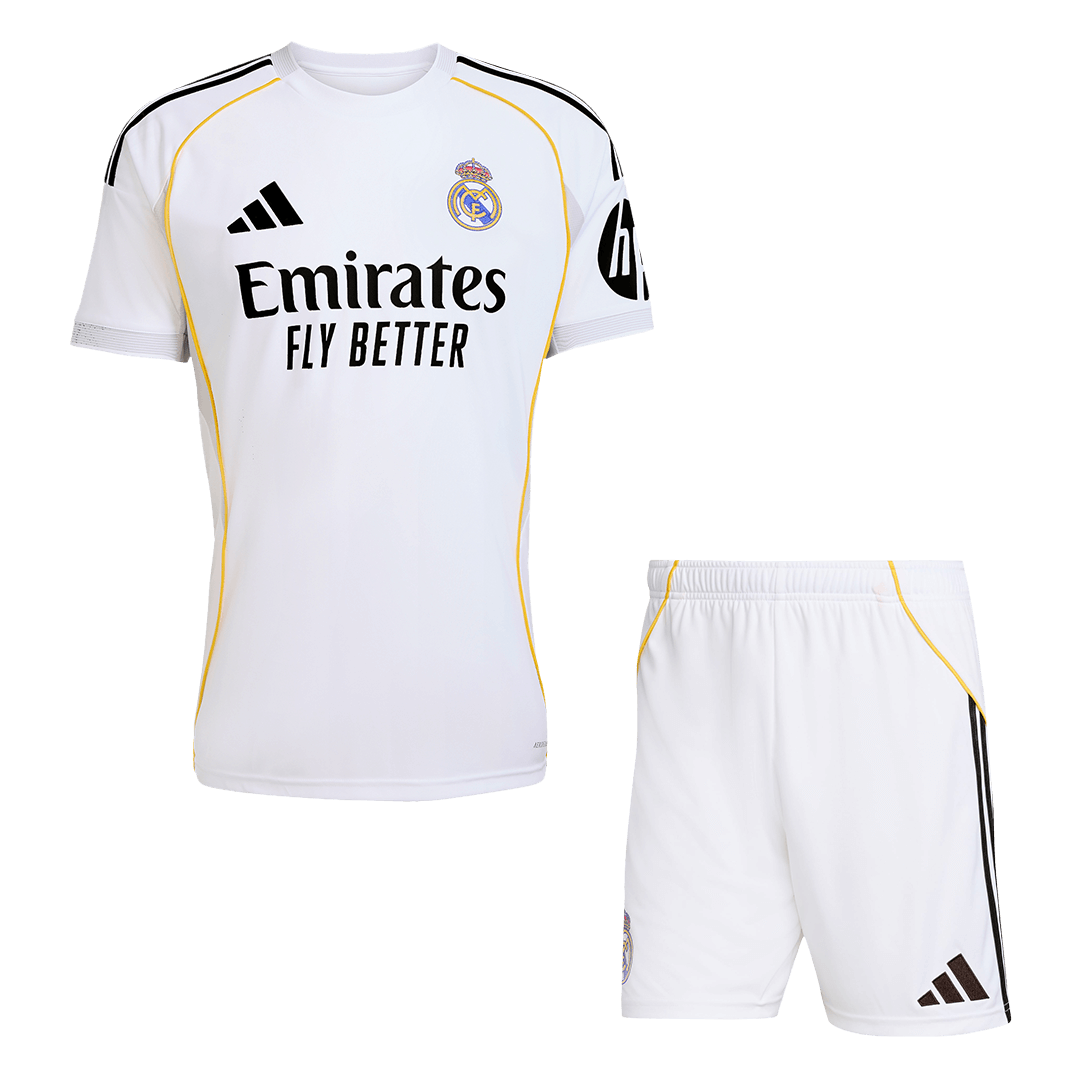 Maillot de football domicile Real Madrid 2025/26 pour homme [PREMIUM]
