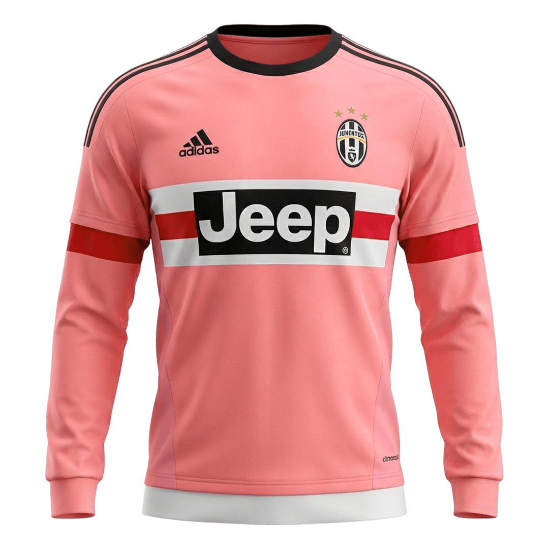 Maillot de football rétro Juventus 2015/16 extérieur manches longues pour homme