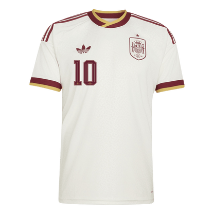 Maillot de foot extérieur OLMO #10 Espagne Coupe du Monde 2026 Homme