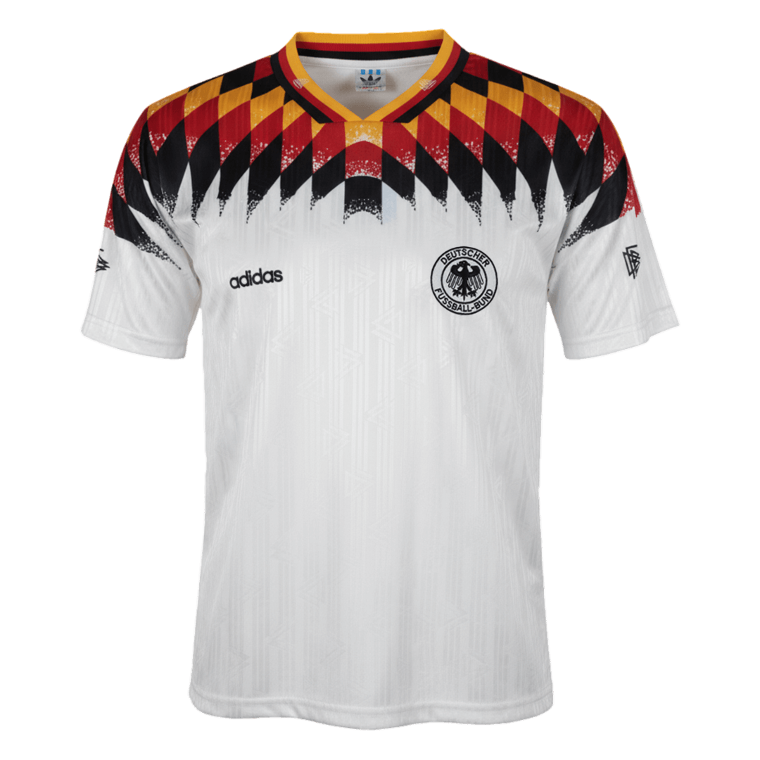Maillot de football rétro domicile homme Allemagne 1994