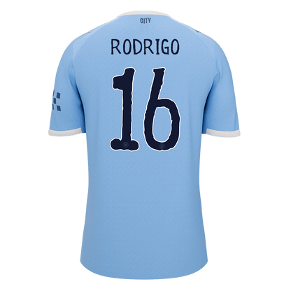 Maillot de foot domicile RODRIGO #16 Manchester City Coupe du Monde 2025/26 homme [PREMIUM]