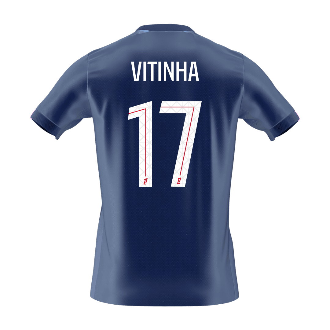 Maillot de Foot Domicile Homme PSG 2025/26 VITINHA #17 [PREMIUM]
