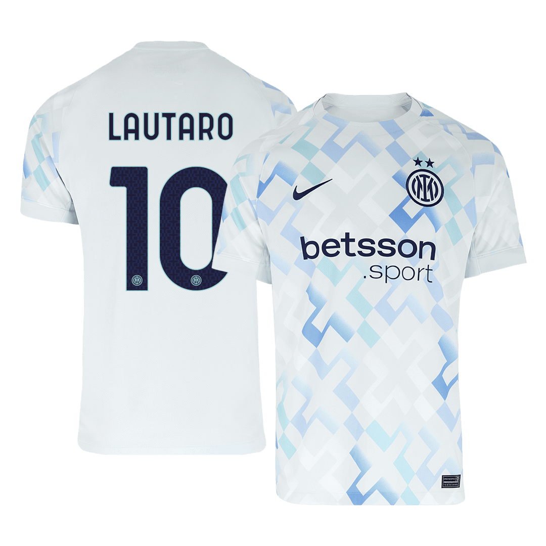 Maillot de football extérieur Inter Milan 2025/26 LAUTARO #10 pour homme