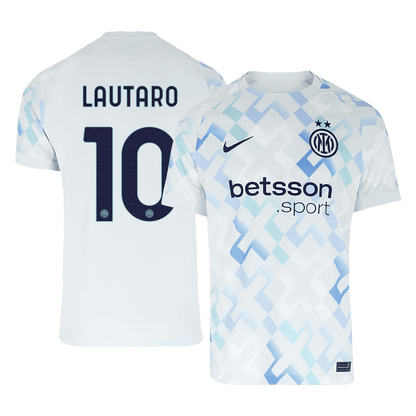 Maillot de football extérieur Inter Milan 2025/26 LAUTARO #10 pour homme