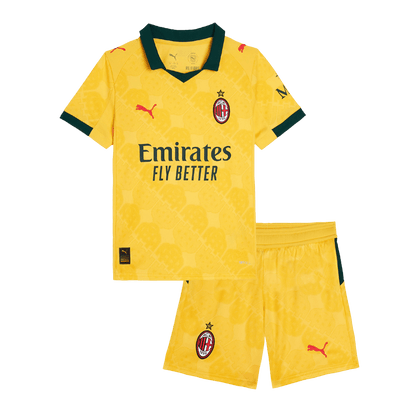 Ensemble Maillot de Foot Enfant AC Milan Troisième Extérieur 2025/26