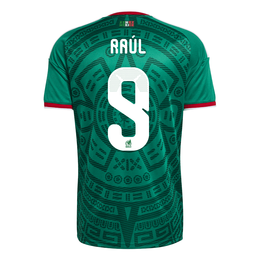 Maillot de Foot Domicile Homme Mexique Coupe du Monde 2026 Raúl #9 [PREMIUM]