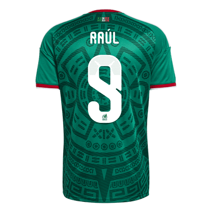 Maillot de Foot Domicile Homme Mexique Coupe du Monde 2026 Raúl #9 [PREMIUM]