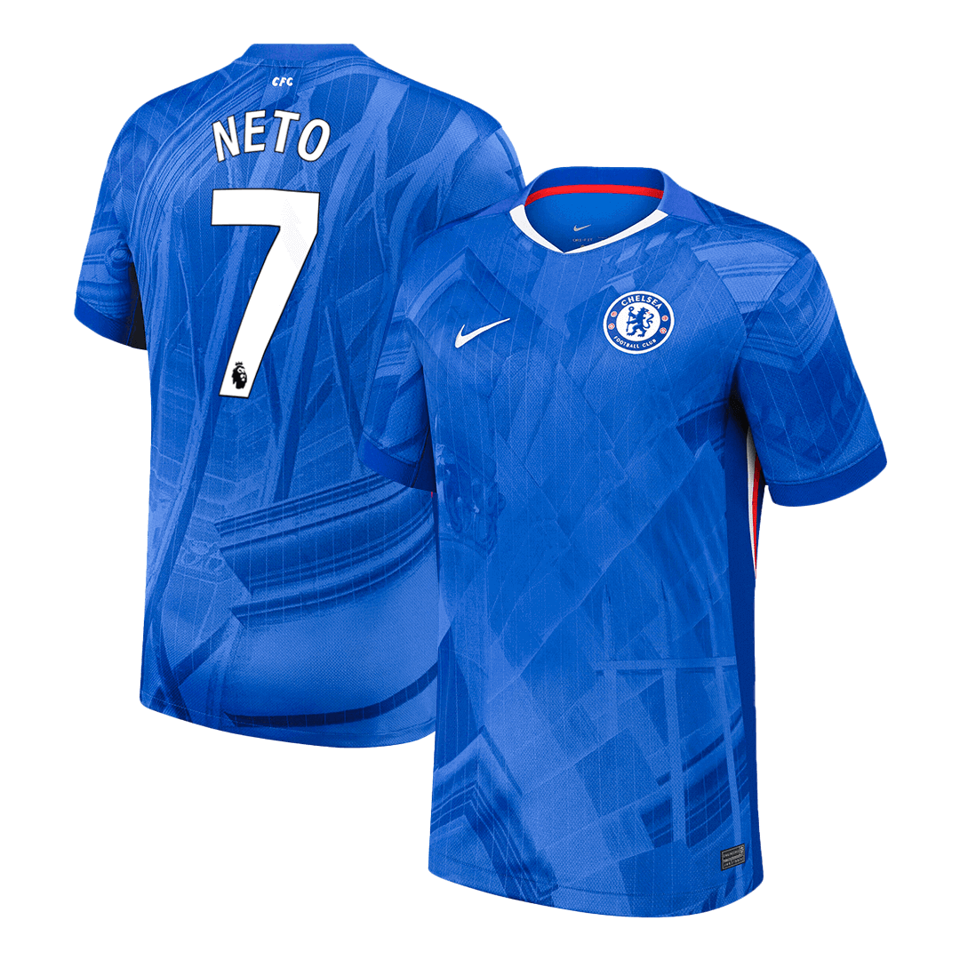 Maillot de foot domicile Chelsea 2025/26 NETO #7 Homme [PREMIUM]