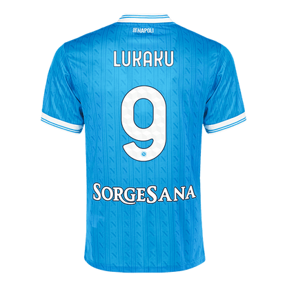 Maillot de foot domicile homme LUKAKU #9 Napoli 2025/26