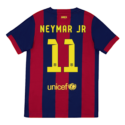 Maillot de foot domicile rétro NEYMAR JR #11 Barcelone 2014/15 pour homme