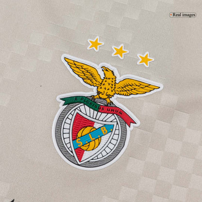Kit maillot de foot extérieur enfant Benfica 2025/26