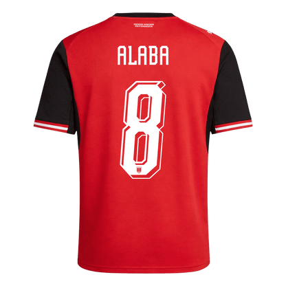 Maillot de foot domicile ALABA #8 Autriche Coupe du Monde 2026 Homme