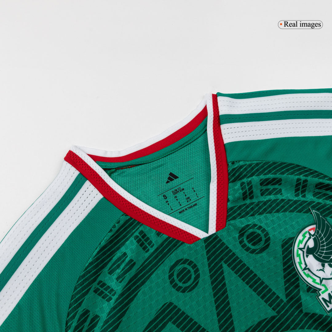 Maillot de football domicile homme version joueur S.GIMENEZ #11 Mexique Coupe du Monde 2026 - Coupe ajustée
