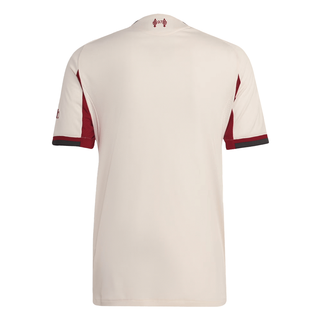 Maillot de football extérieur Liverpool 2025/26 pour homme - Version joueur - Coupe ajustée
