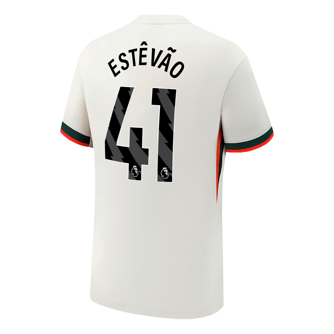 Maillot de Foot Extérieur Homme Chelsea F.C. 2025/26 ESTÊVÃO #41