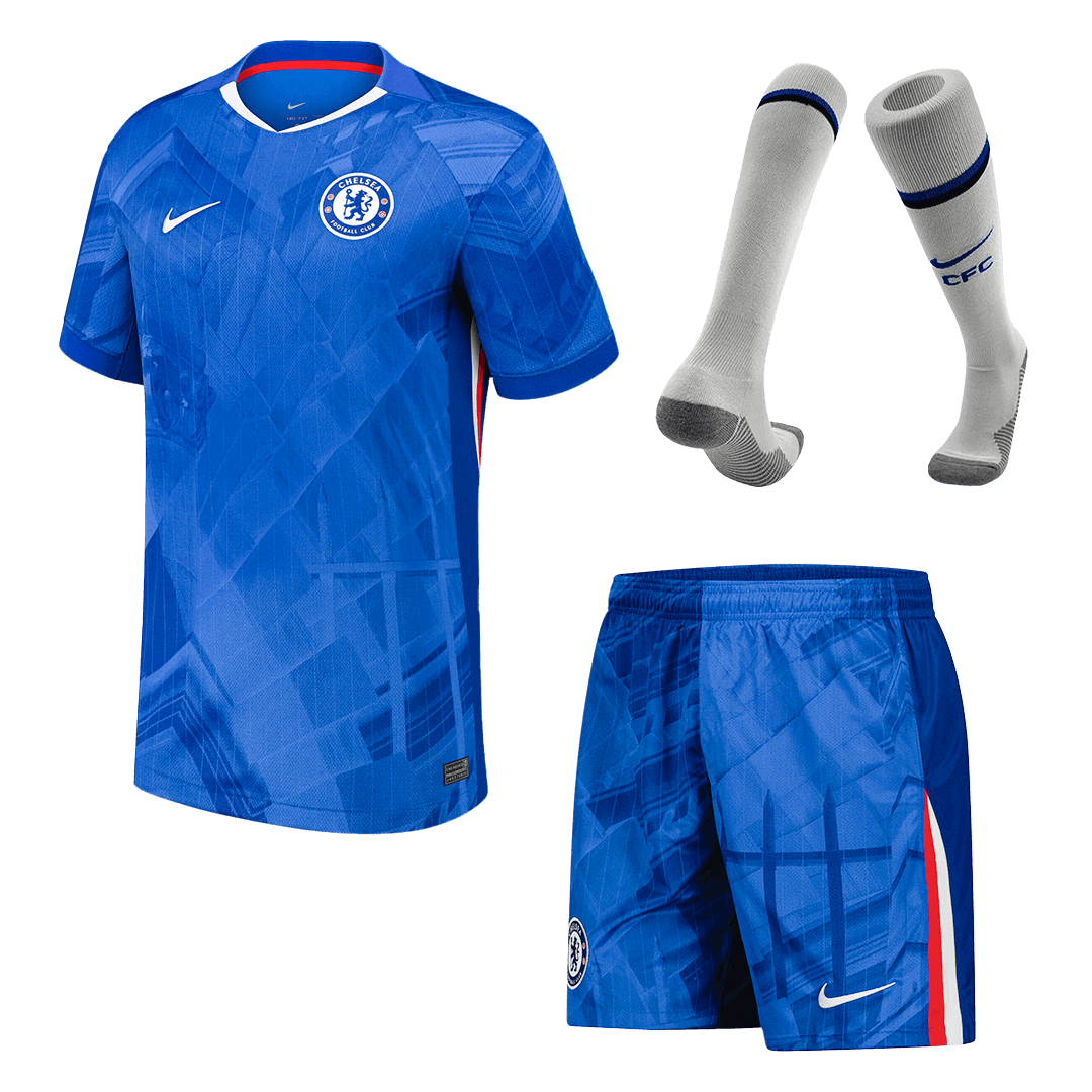 Ensemble complet maillot de foot domicile Chelsea 2025/26 homme [PREMIUM]