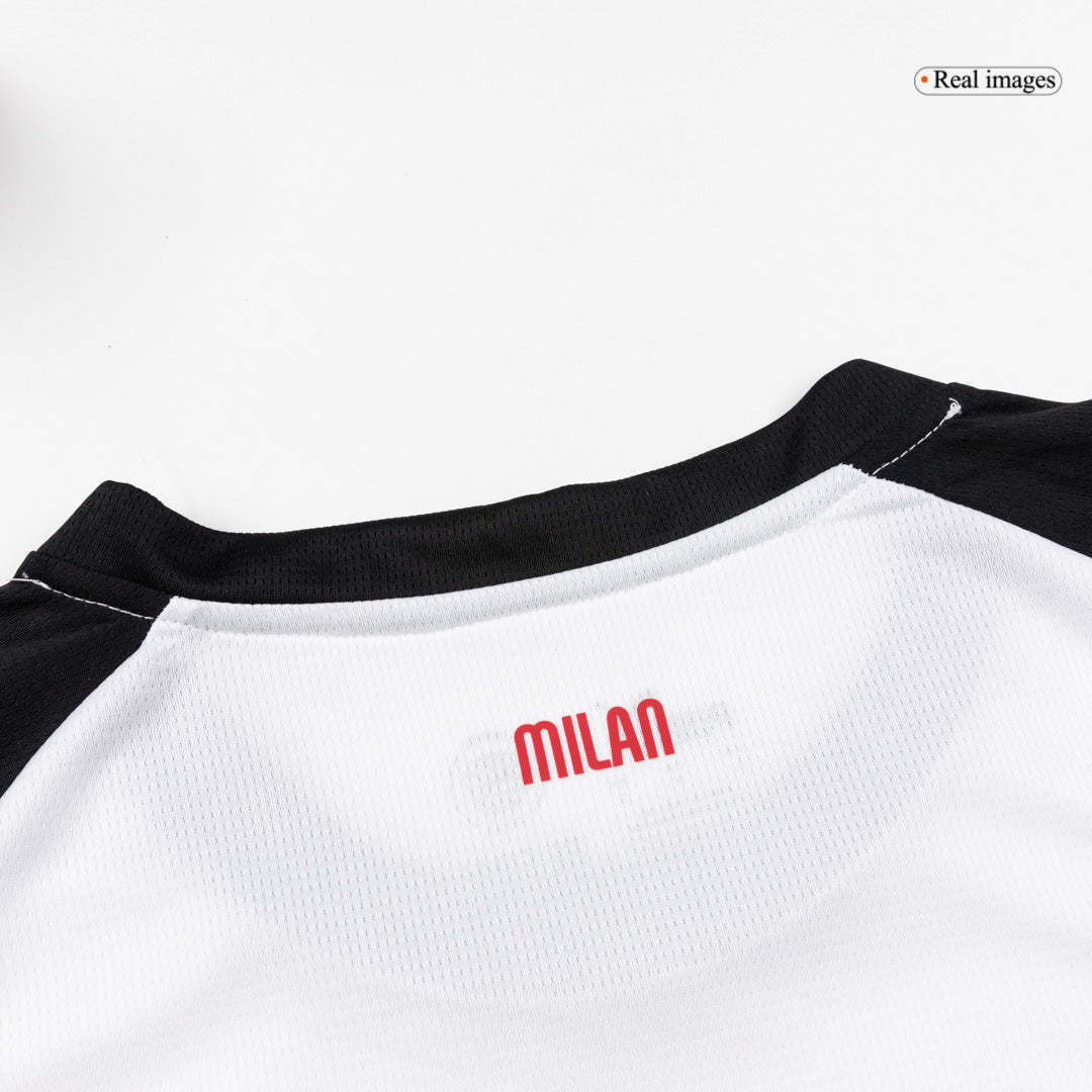 Maillot de football manches longues extérieur AC Milan 2025/26 pour homme
