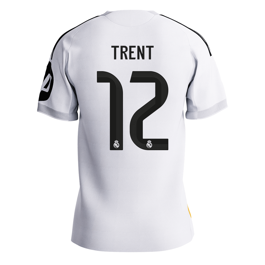 TRENT #12 Maillot de foot domicile Real Madrid 2025/26 - Version joueur - Coupe ajustée [PREMIUM]