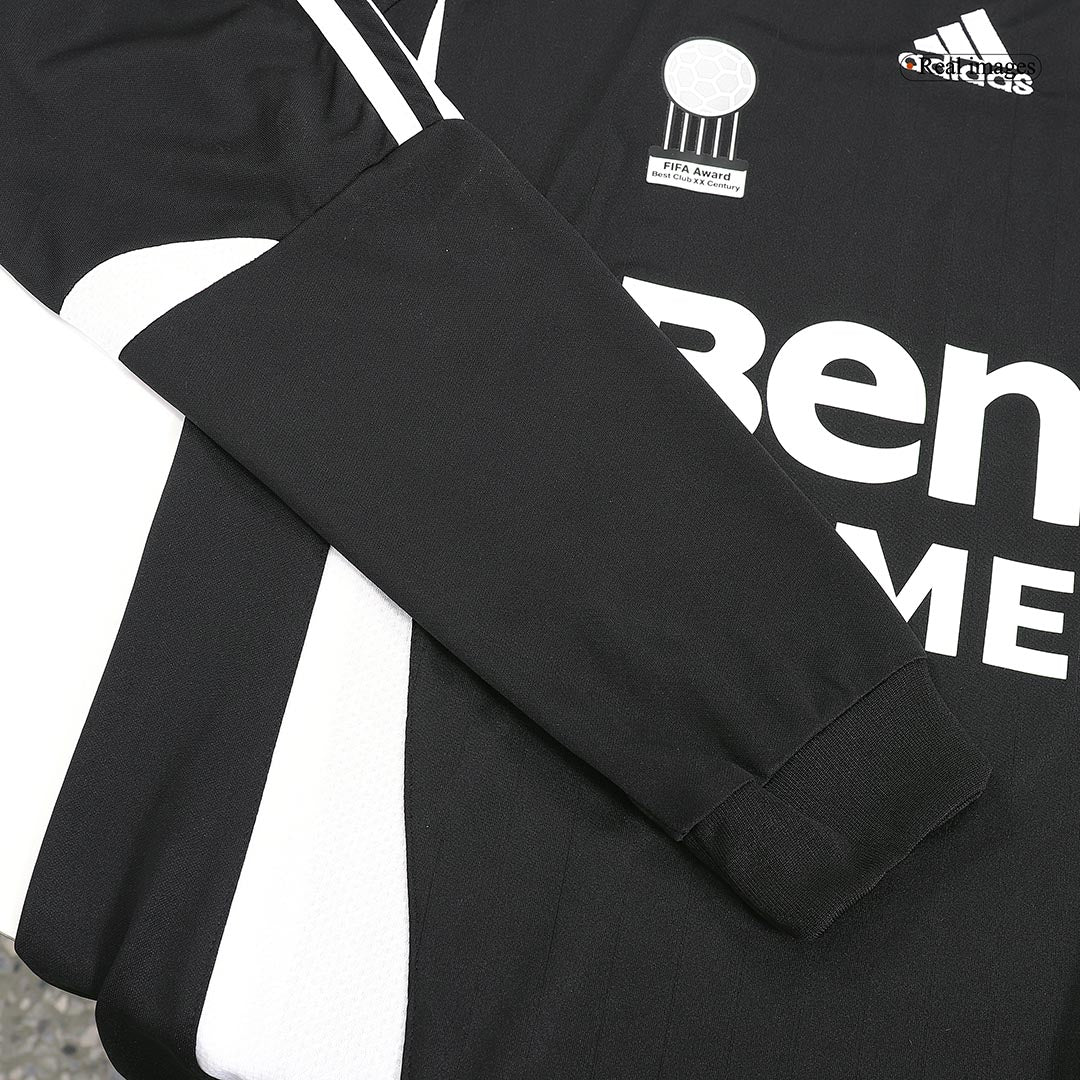 Maillot de football rétro Real Madrid 2006/07 extérieur manches longues homme
