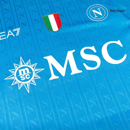 Maillot de football domicile officiel Napoli 2025/26 pour homme - Coupe ajustée