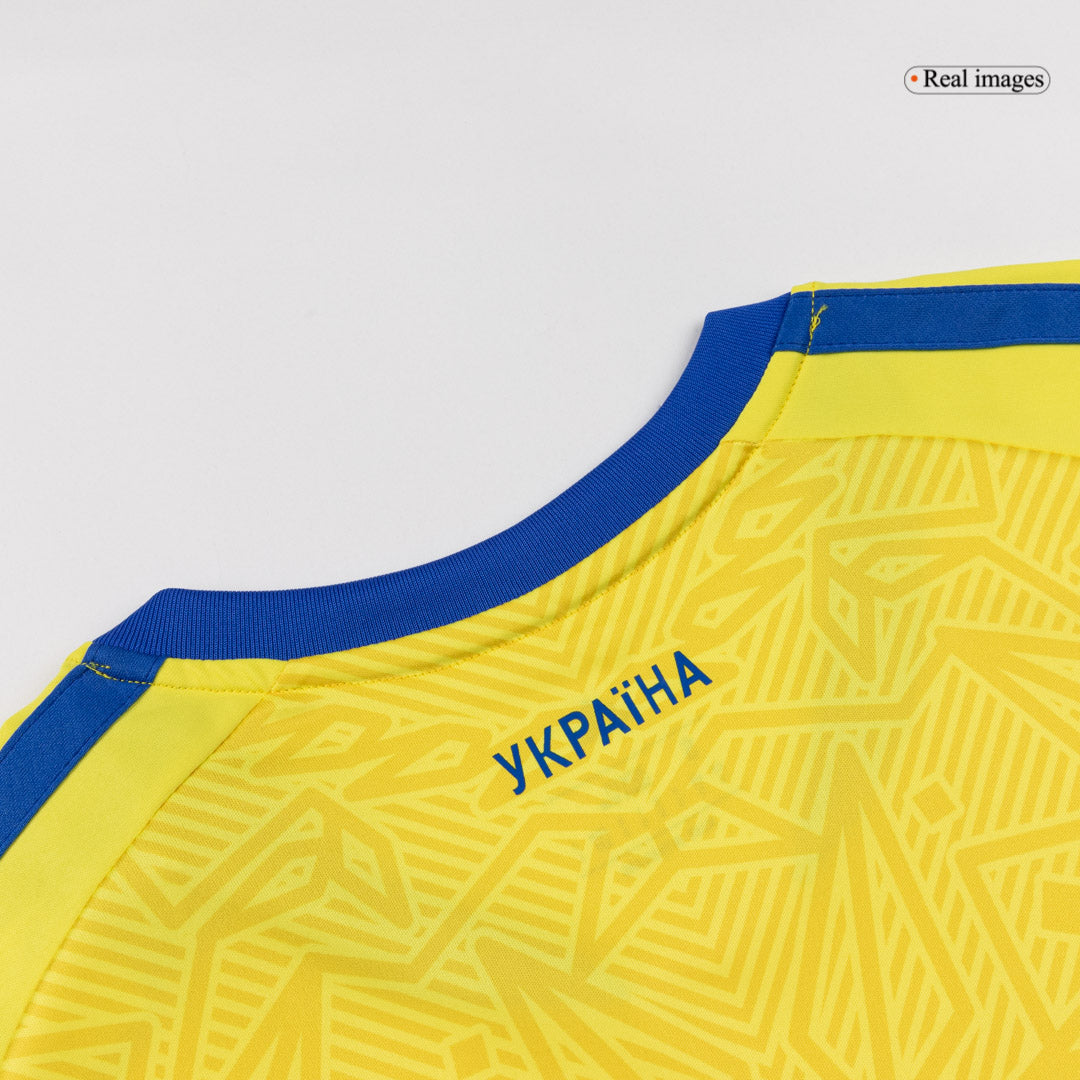 Maillot de football domicile Ukraine Coupe du Monde 2026 pour homme