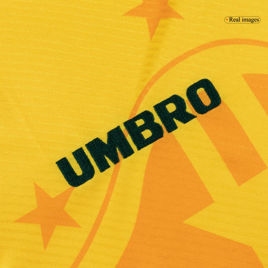 Maillot de foot domicile rétro pour homme Brésil 1994