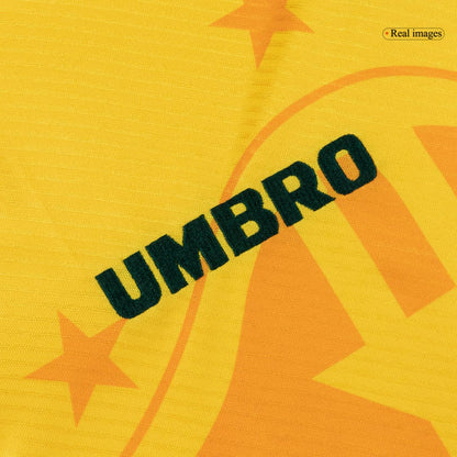 Maillot de foot domicile rétro pour homme Brésil 1994