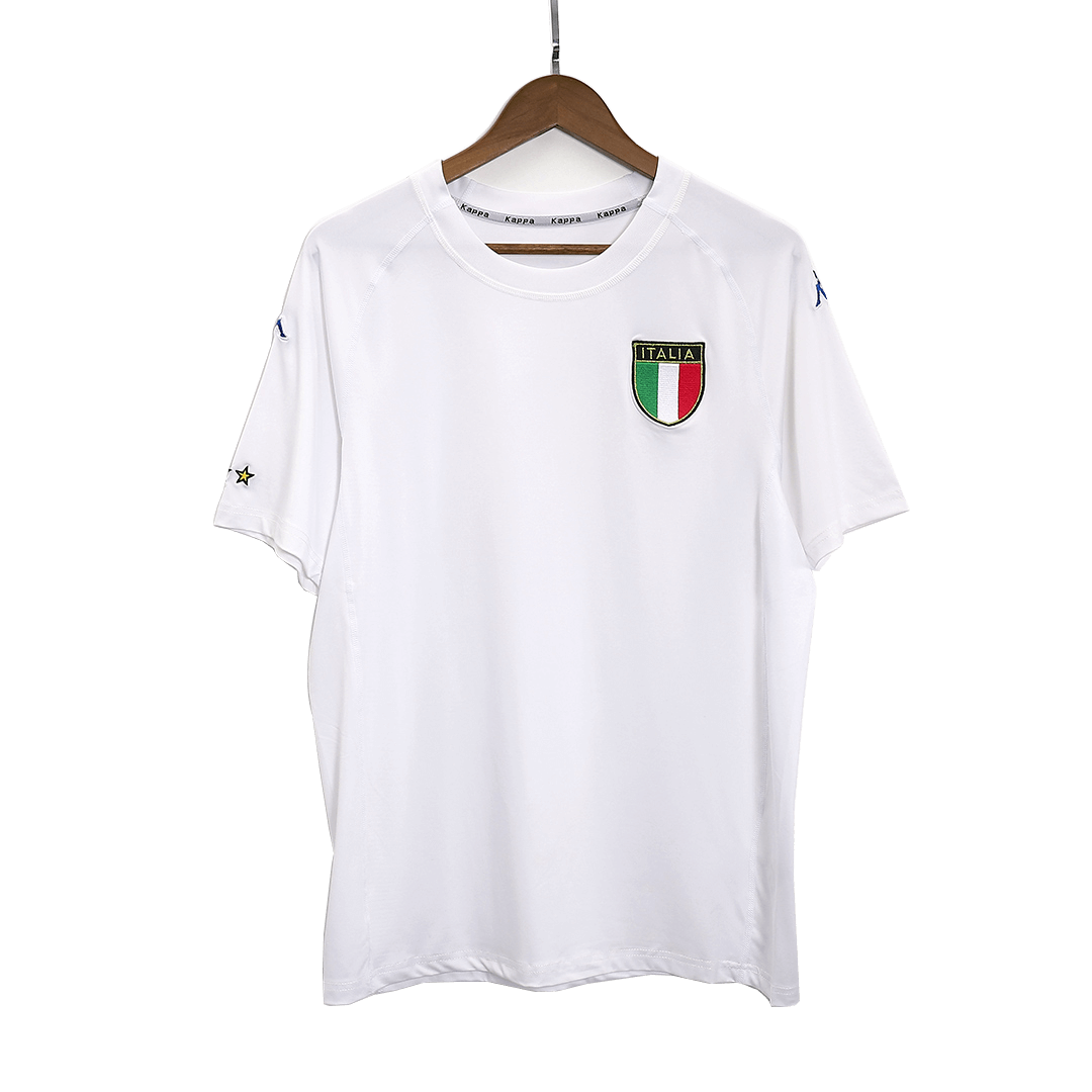 Maillot de foot extérieur rétro homme Italie Coupe du Monde 2002