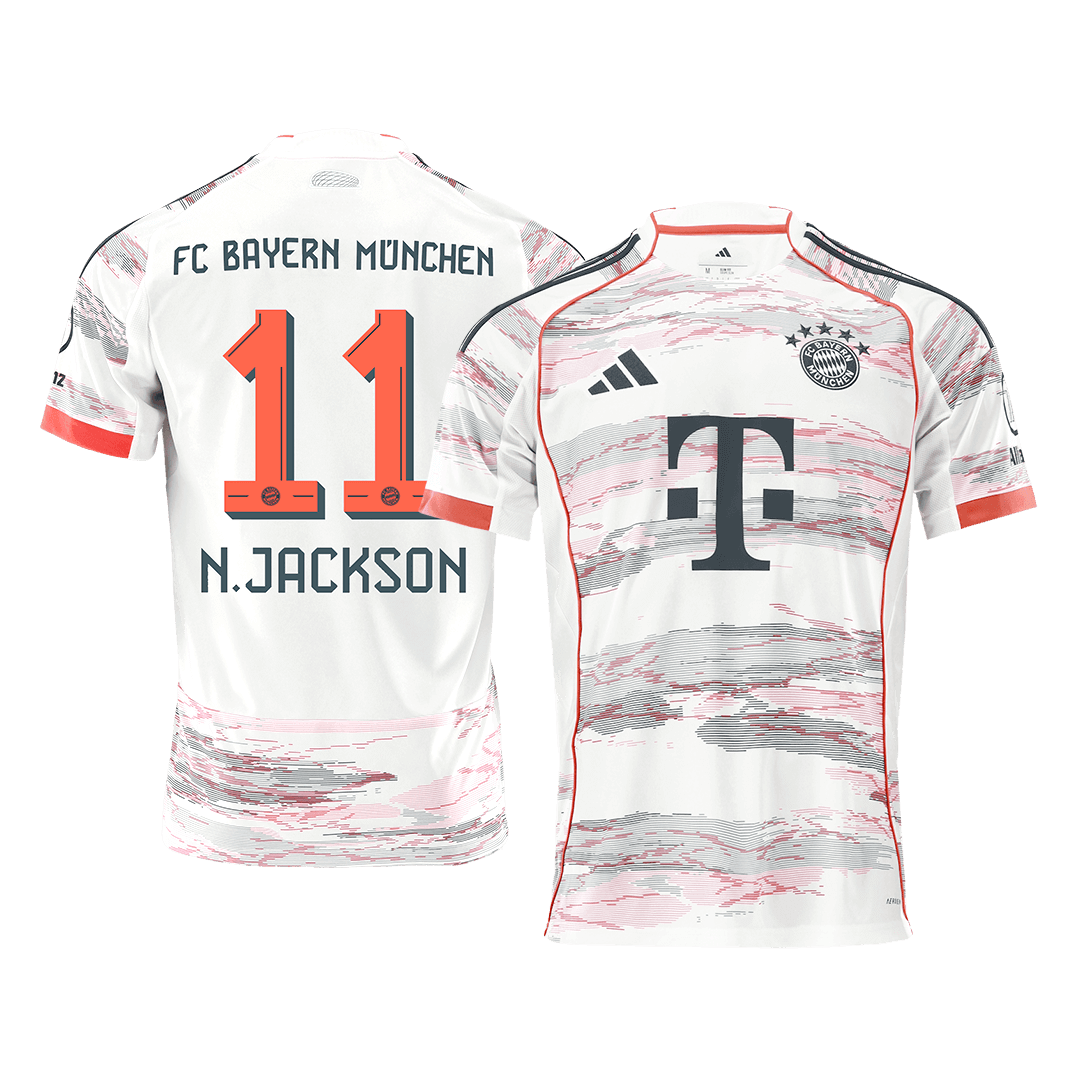 Maillot de football N.JACKSON #11 extérieur homme Bayern Munich 2025/26