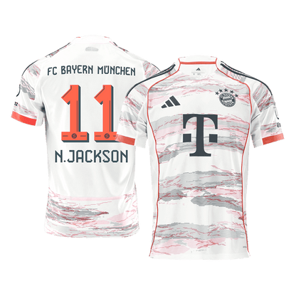 Maillot de football N.JACKSON #11 extérieur homme Bayern Munich 2025/26