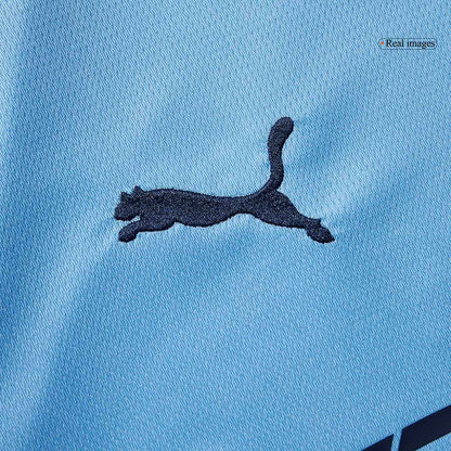 Maillot de football domicile à manches longues Manchester City 2025/26 pour homme